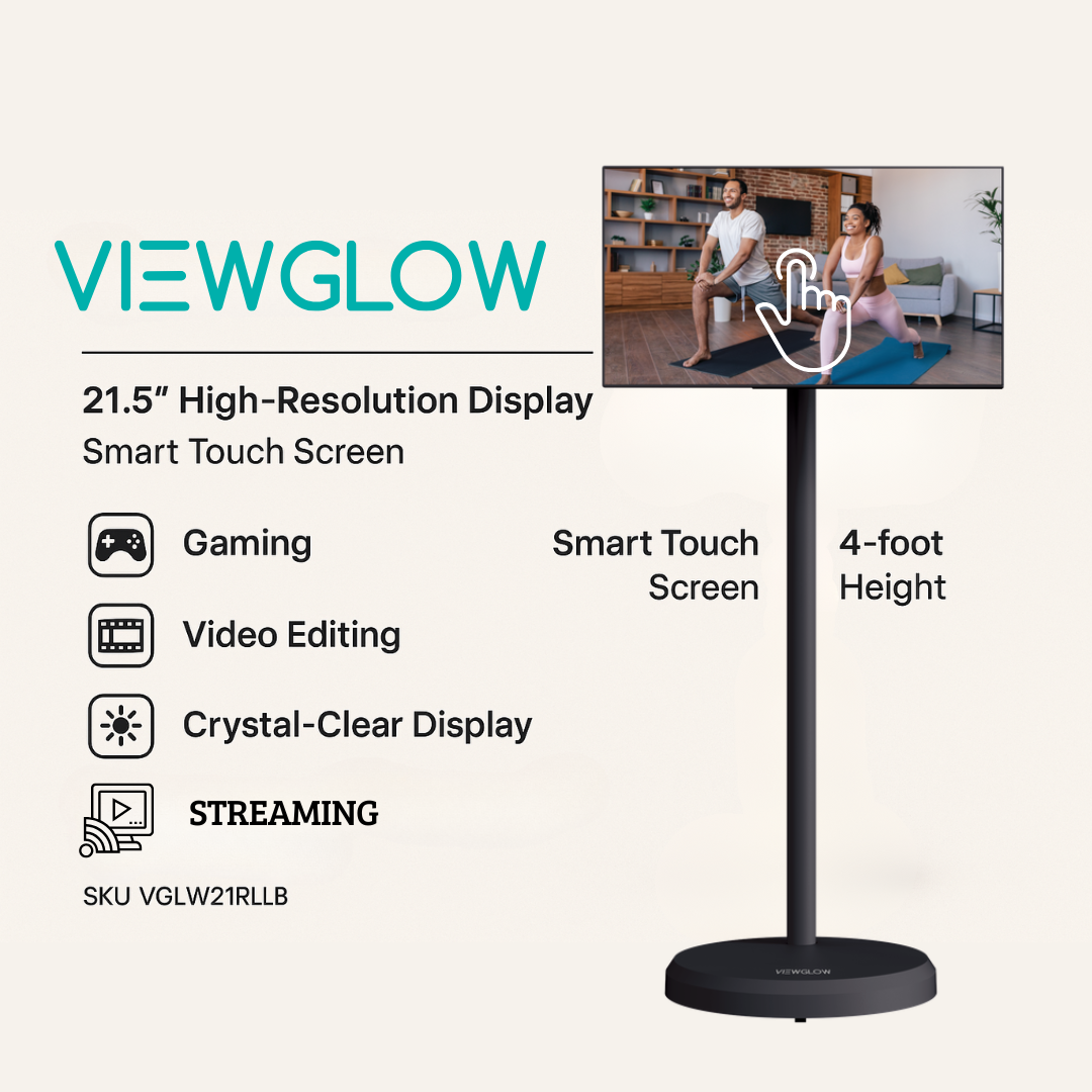 ViewGlow 21.5" Rollable Smart Touch Monitor