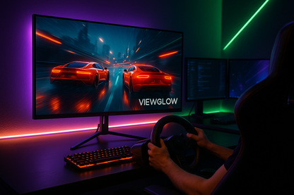 Dynamic racing setup with RGB lighting