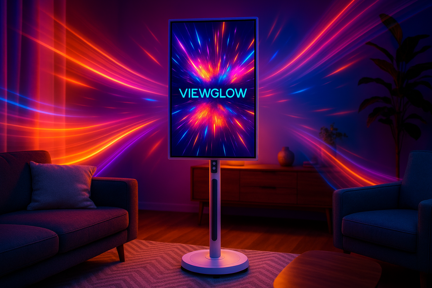 ViewGlow Monitor Living Room - Tall