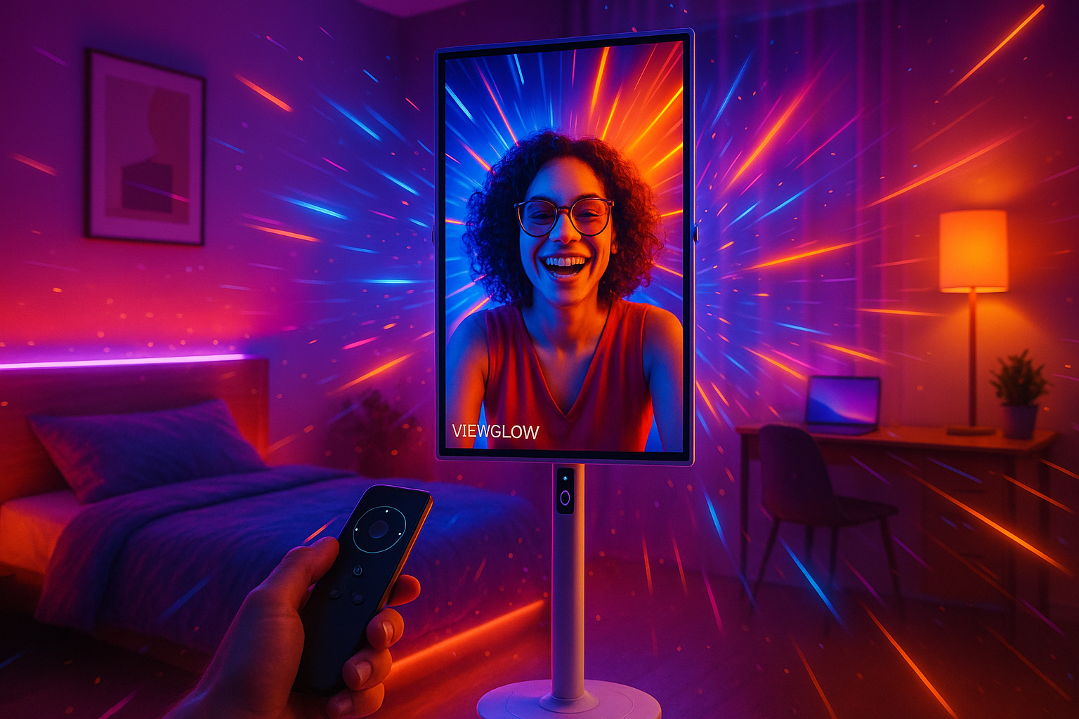 ViewGlow Monitor Video Call - Tall